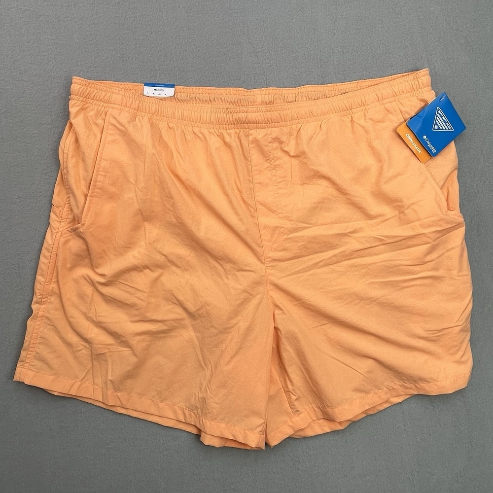 NEW Columbia PFG Clearwater Shores Water Trunk 6" Inseam Men's XL Orange
